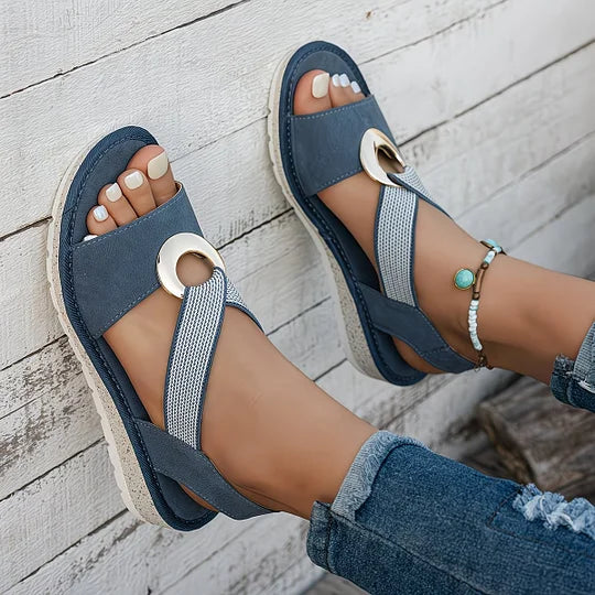 Sarah -  Elegant Adjustable Support Sandals