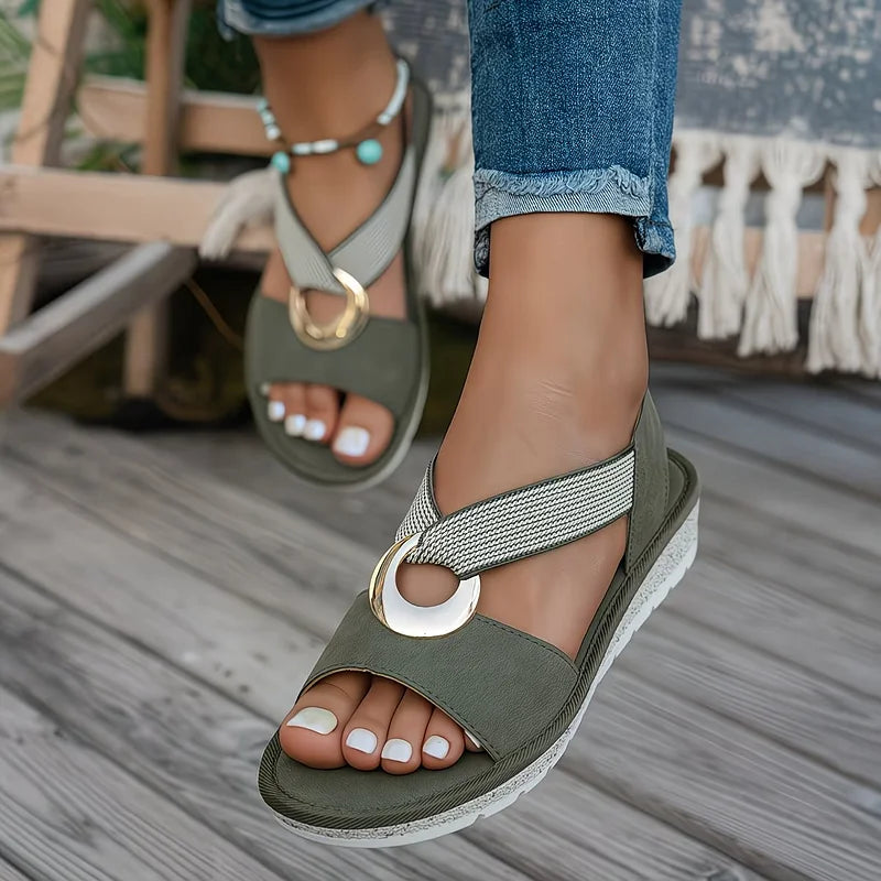 Sarah -  Elegant Adjustable Support Sandals