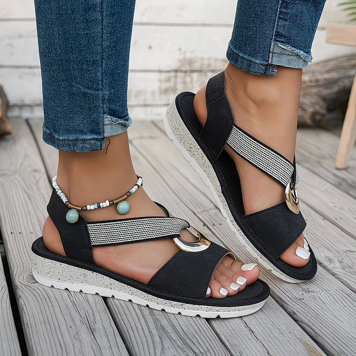 Sarah -  Elegant Adjustable Support Sandals