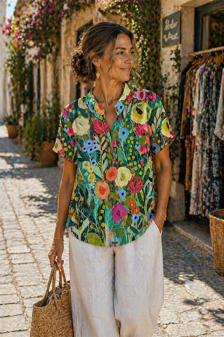 Daisy • Watercolor Floral Shirt