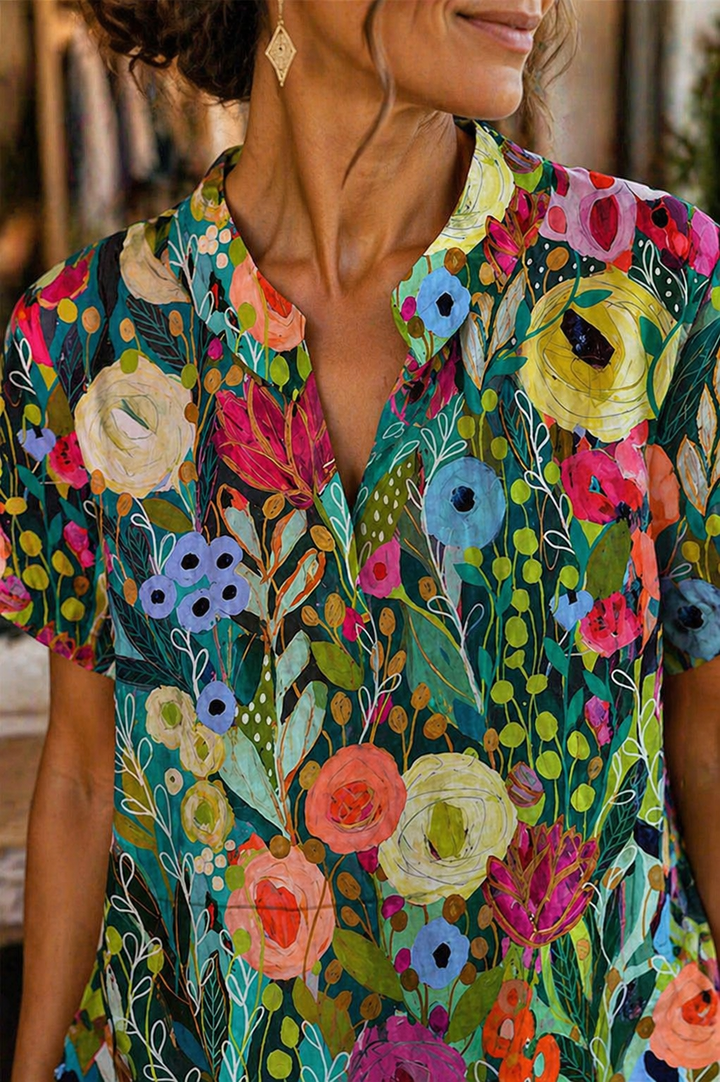 Daisy • Watercolor Floral Shirt