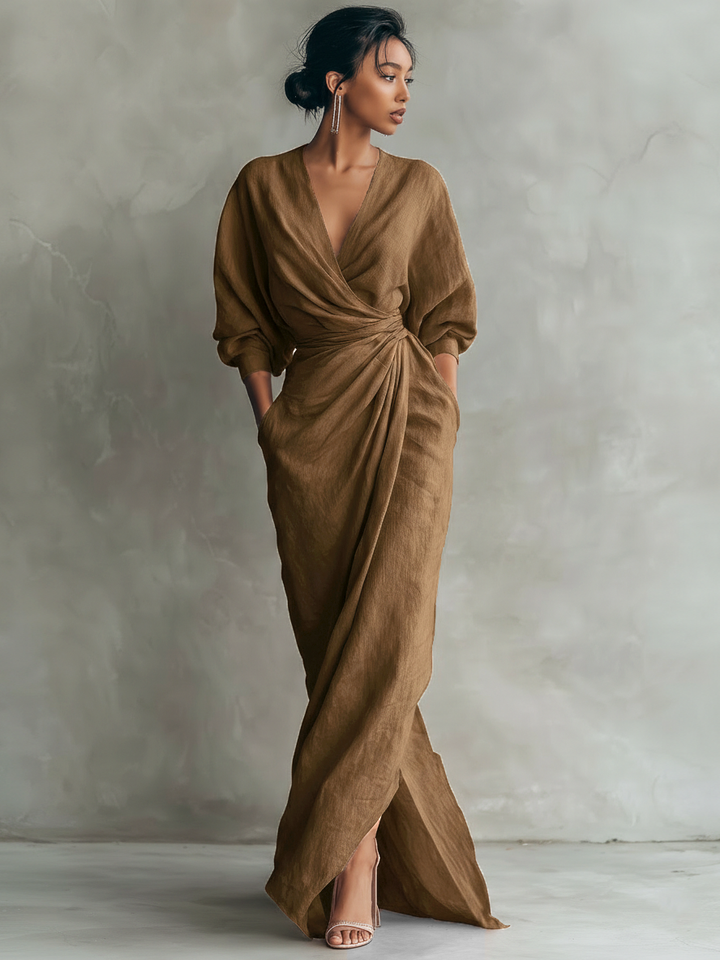 Rosa - V Neck Dress