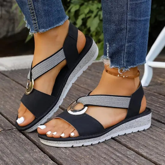 Sarah -  Elegant Adjustable Support Sandals