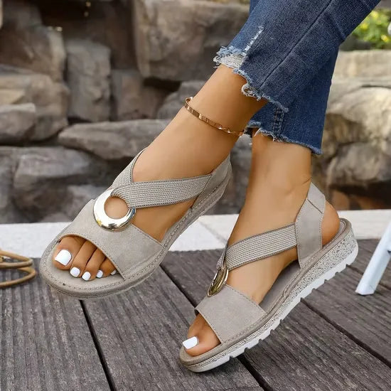 Sarah -  Elegant Adjustable Support Sandals