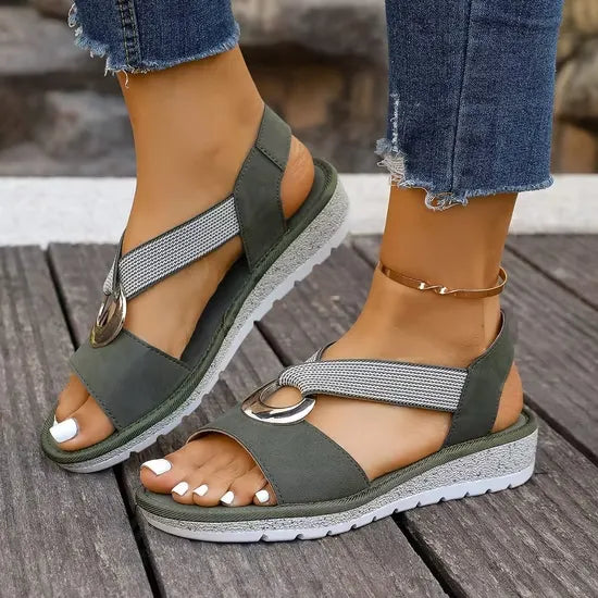 Sarah -  Elegant Adjustable Support Sandals
