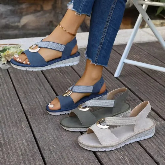 Sarah -  Elegant Adjustable Support Sandals
